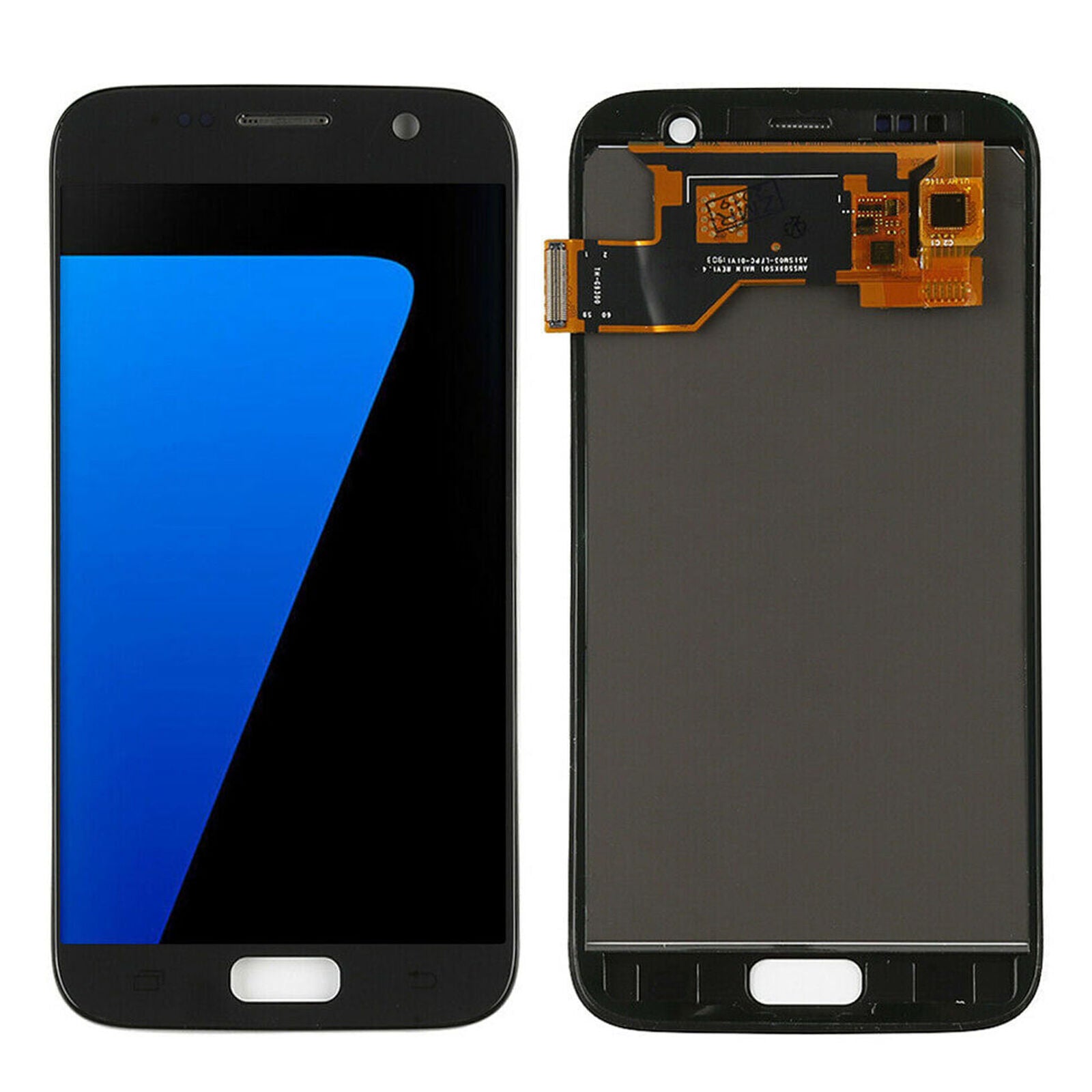 LCD With Digitiser For Samsung G930F Galaxy S7 Black OLED